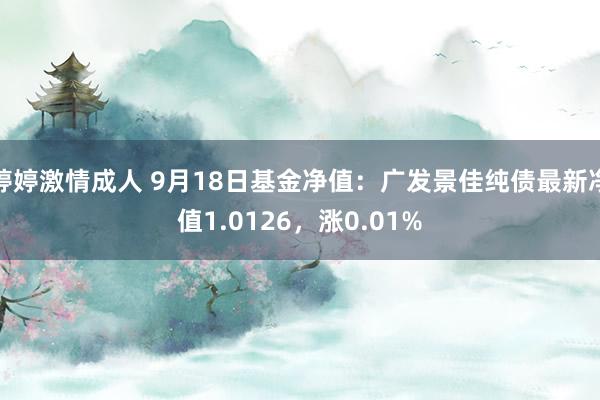婷婷激情成人 9月18日基金净值：广发景佳纯债最新净值1.0126，涨0.01%
