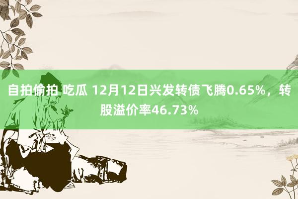 自拍偷拍 吃瓜 12月12日兴发转债飞腾0.65%，转股溢价率46.73%