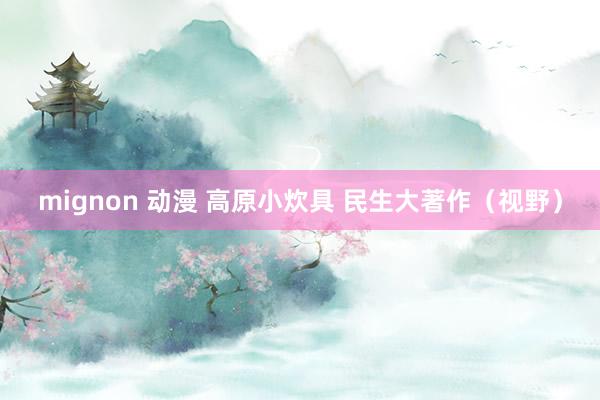 mignon 动漫 高原小炊具 民生大著作（视野）